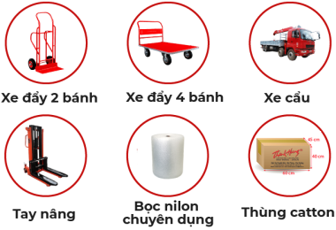  Trang thiết bị hỗ trợ chuyên nghiệp – Đảm bảo vận chuyển an toàn đồ giá trị cao